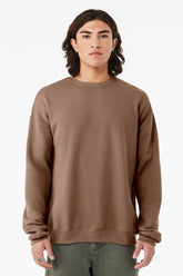 BELLA+CANVAS® Unisex Sponge Fleece Drop Shoulder Sweatshirt - Vintage Brown - 2XL